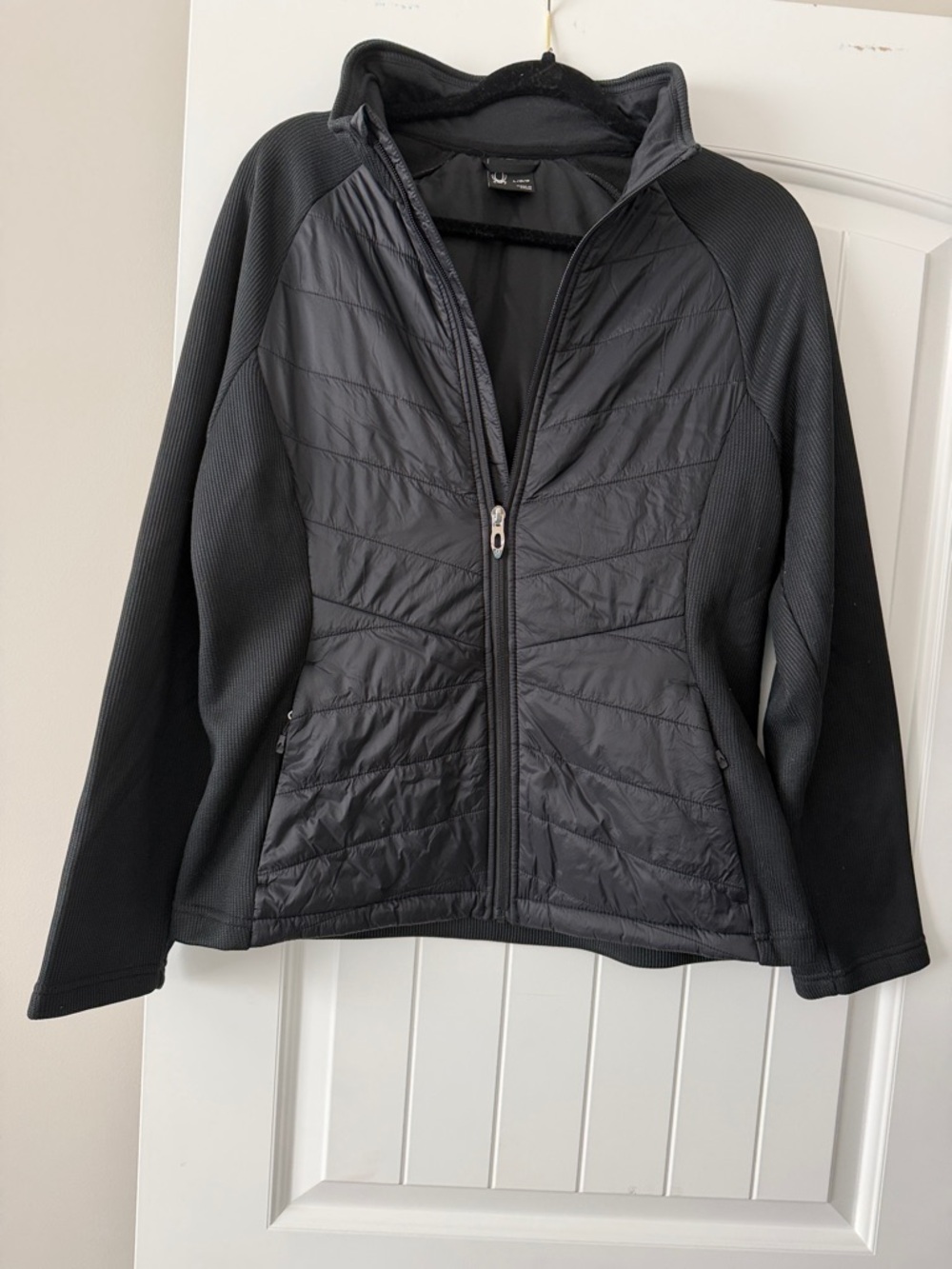 Spyder Women’s Black Quilted Hybrid Jacket